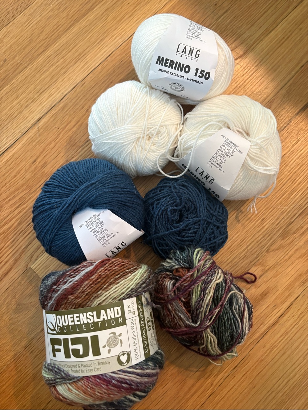 Lang Merino 150 & Queensland Fiji Yarn Bundle Yarn